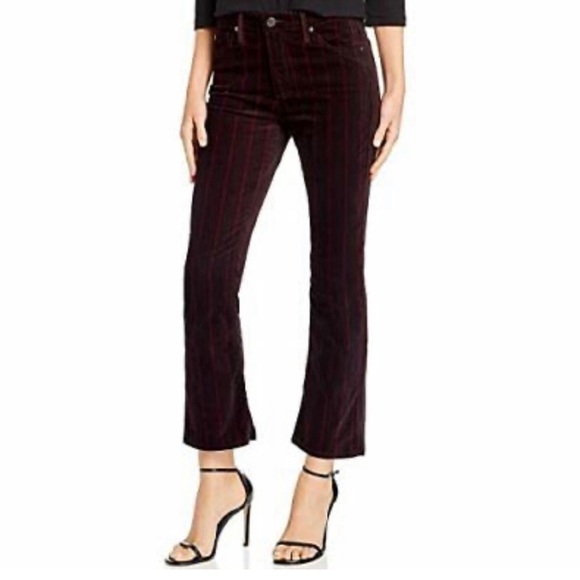 Adriano Goldschmeid The Jodi Crop High-Rise Slim Flare Crop Jeans, Size 24 NWT - Picture 10 of 10